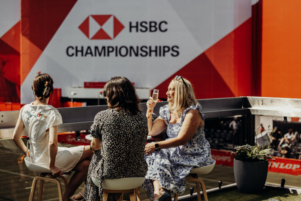 HSBC Championships hospitality area