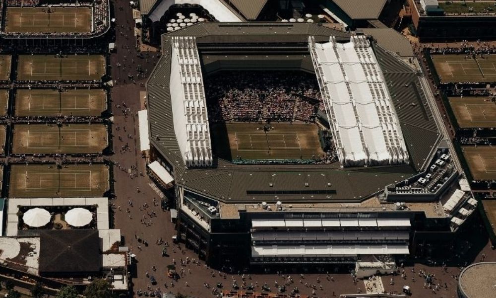 Wimbledon ariel view